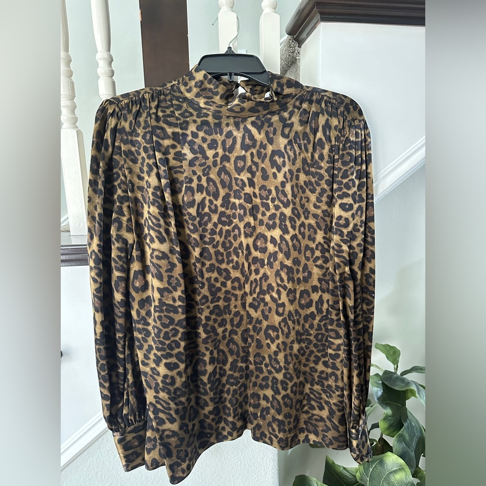 Zara Leopard Print Blouse and Skirt Set - Picture 6 of 8